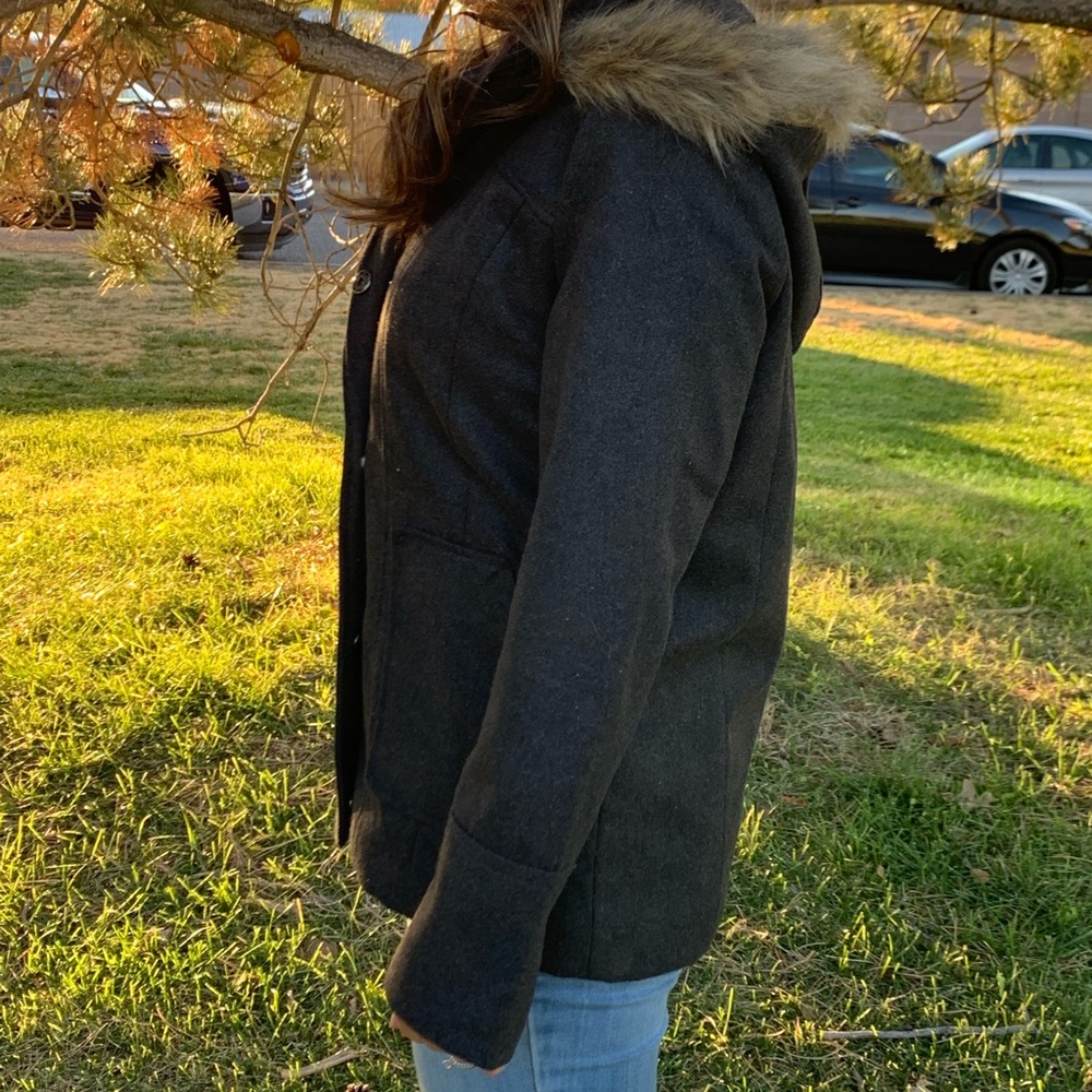Gray Fall Coat - Picture 2 of 6